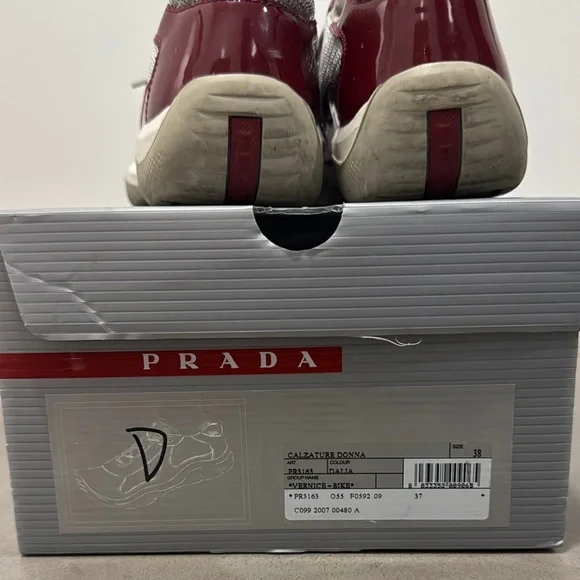 Prada Women’s America’s Cup Sneakers- Vintage 2000s - Picture 7 of 7